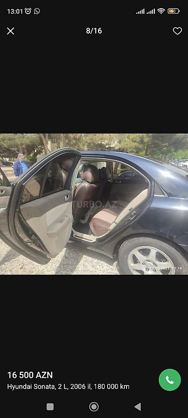 mustan: Hyundai Sonata: 2 l | 2006 il Sedan — 6
