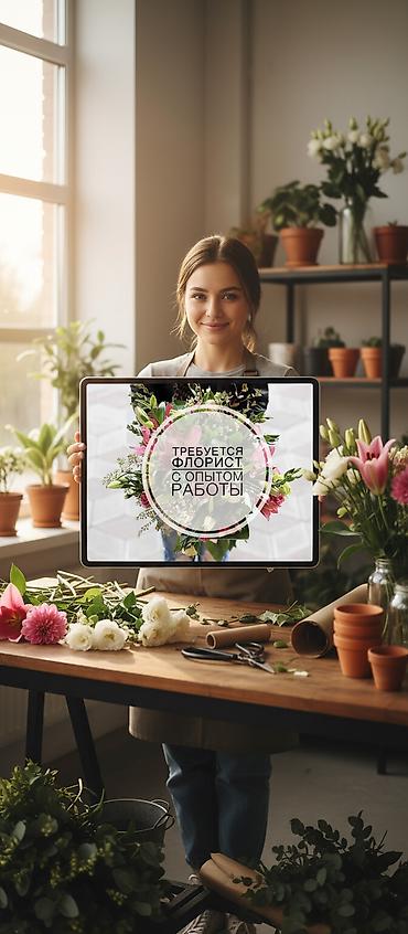 Другие специальности в продажах: Вакансия: флорист с опытом работы Ищем флориста для работы в — 1