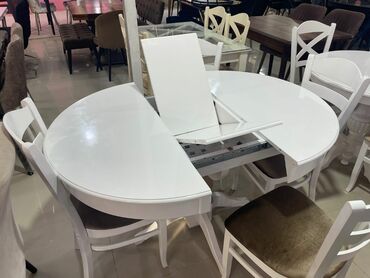 ✔️Sifarişlə✔️ ✔️Kuxna üçün stol stul dəsti✨✨ 4 stul 1 açılan masa