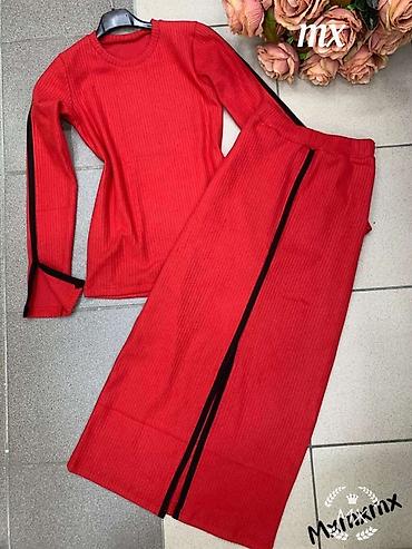 Kompleti: 🔥Zenski dvodelni komplet – džemper i suknja midi dužine
✅2200 din — 8