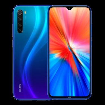 xiaomi en ucuz telefon: Xiaomi Redmi Note 8, rəng - Göy, 
 İki sim kartlı