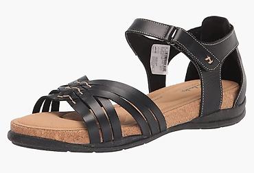 comfort: Босоножки, 39, Clarks, Новый, цвет - Черный, Самовывоз — 7