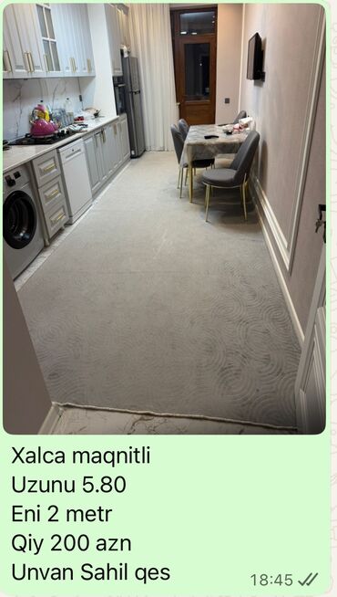 Ev saatları: Xalça