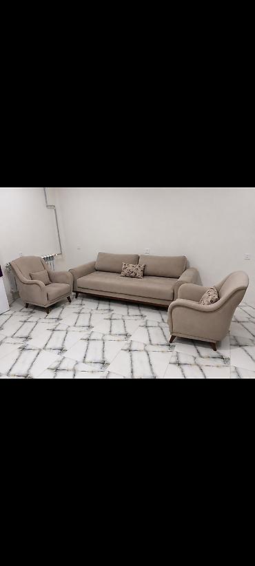 İşlənmiş, Divan, 2 kreslo, Bazalı, Açılan lalafo.az -da İşlənmiş, Divan, 2 kreslo, Bazalı, Açılan