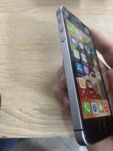iphone 5se: IPhone SE, 64 ГБ, Space Gray, Отпечаток пальца