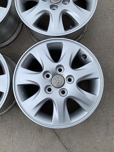 114: Литые Диски R 15 Toyota, Комплект, отверстий - 5, Б/у — 4