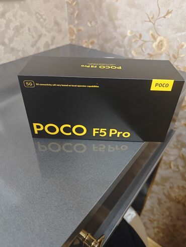 Poco: Poco F5 Pro, 512 GB, rəng - Qara, Zəmanət, Sensor, Barmaq izi