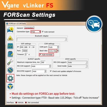 Alati za automobile: Vgate vLinker FS USB OBD2 za Ford Mazda MS CAN HS CAN Auto — 15