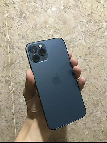 IPhone 12 Pro, Б/у, 128 ГБ, Pacific Blue, Кабель, 90 %