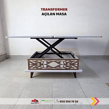 Masalar: Jurnal masası, Yeni, Transformer, Laminat, Dördbucaq masa — 6
