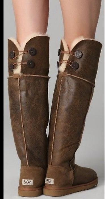 обувь уги: UGG Australia – высокие женские унты/сапоги из овчины - Материалы — 3