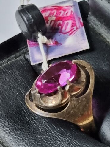 Серебряные кольца: Кольцо, Женские, Рубин, Новый — 5