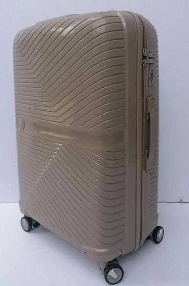 Putni koferi i torbe: Komplet kofera – 3 veličine, bež boja - Materijal: tvrda školjka — 11