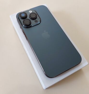 Apple iPhone: IPhone 15 Pro, 128 ГБ, Pacific Blue, Беспроводная зарядка, Face ID, С документами