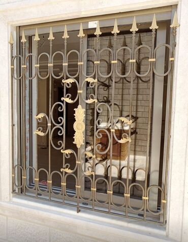 Barmaqlıqlar: Dəmir döymə pəncərə barmaqlıqları – dekorativ və təhlükəsiz həll - — 5