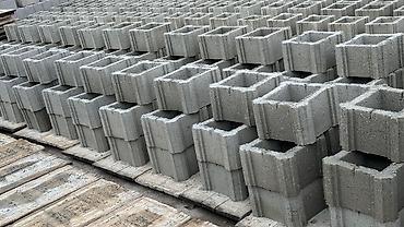 Пескоблок: Пескоблок Рваный, Заборный, 190x190x390, Платная доставка — 1