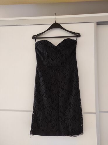 jeftine svečane haljine: M (EU 38), color - Black, Cocktail, Without sleeves