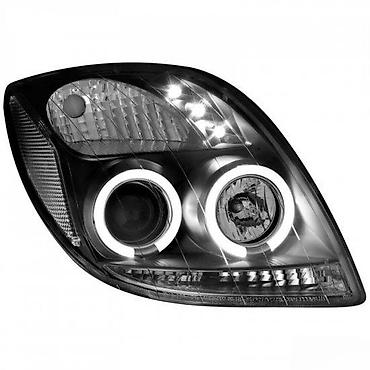 CRNI LED ANGEL EYES FAROVI TOYOTA YARIS (9) | Crni tuning sportski