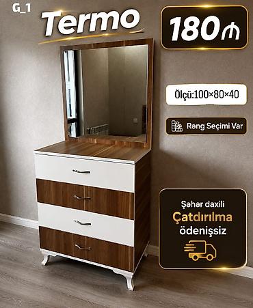 Termo makiyaj/komod dəsti – güzgülü modellər - Qiymət: 180 AZN və 210 lalafo.az -da Termo makiyaj/komod dəsti – güzgülü modellər - Qiymət: 180 AZN və 210