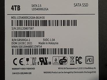 Жесткие диски, переносные винчестеры: Накопитель, Б/у, SSD, 4 ТБ, 2.5" — 4