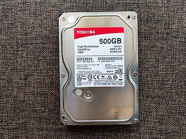 cd card: Накопитель для ПК, Б/у, Toshiba, HDD, 3.5" — 1