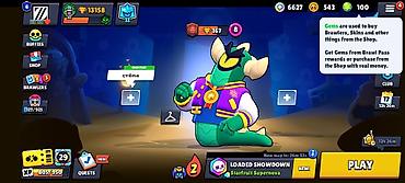 Digər: Brawl Stars oyun hesabı - Kupa: 13,158 - Profil nişanı: Green Meg — 7