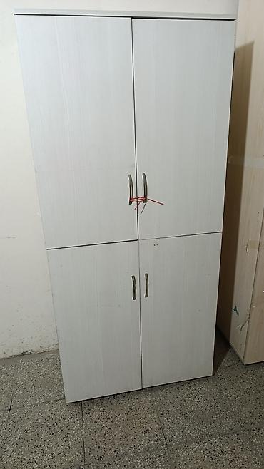 Ev və bağ: İşlənmiş, 4 qapılı, Ağ, Taxta, Açılan, Düz dolab — 2