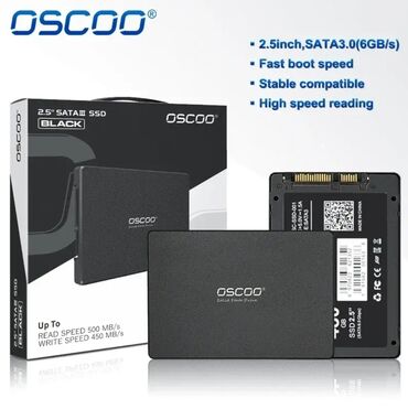 Другие комплектующие: Накопитель, Новый, OSCOO, SSD, 256 ГБ, 2.5", Для ПК