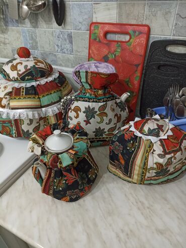 Чайники: Текстильные грелки на чайникикастрюликазаны. Хороший подарок — 14