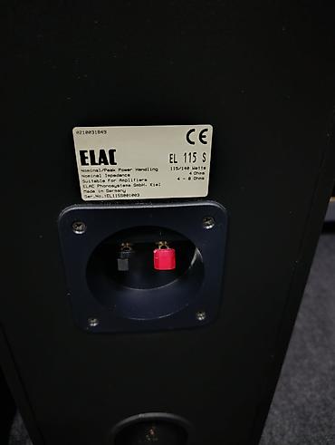 Zvučnici i stereo sistemi: Elac ELR 115 trosistemci titanijumski visokotonac sa ferofluitom — 2