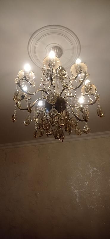 17 şam: Çılçıraq, 8 lampa, Şüşə — 1