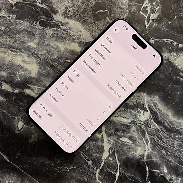 ios 6: IPhone 15 Pro, Б/у, 128 ГБ, Black Titanium, Защитное стекло, 92 % — 10