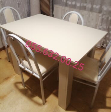 Restoran mebeli: Kuxna üçün masa və oturacaqlar dəstləri, kafe və cayxana üçün stol — 2