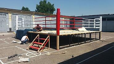 Модульные покрытия, пазлы: Профессиональный боксерский ринг🇰🇬 все размеры есть и подом, Без подом — 7