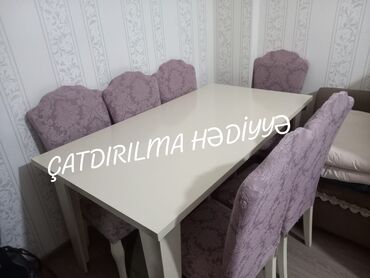 Masa və oturacaq dəstləri: Stol stul 230 azn catdirilma pulsuz razin
Zeyno♥️