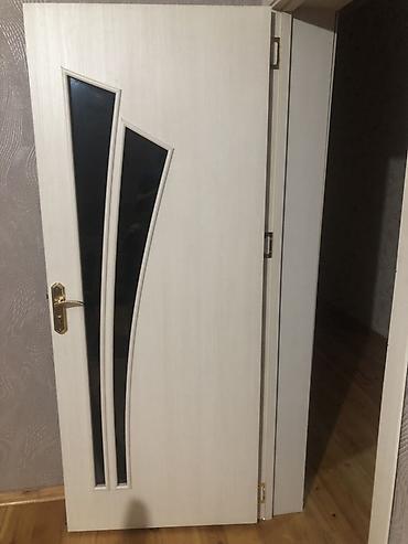 taxta dibcek: Ağ rəngli interyer qapısı - Material: ağ tonlarda laminat/ MDF — 3
