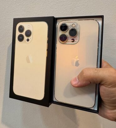 Apple iPhone: IPhone 13 Pro, 256 GB, Qızılı, Zəmanət, Kredit, Face ID