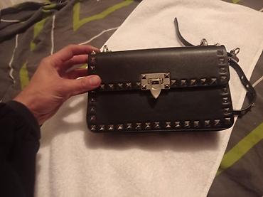 Классические сумки: Сумка Valentino Garavani Rockstud, черная - Материал: гладкая черная — 7