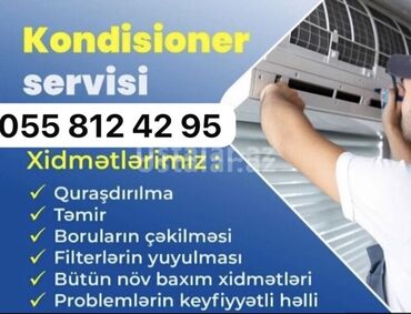 elfbar temiri: Təmir, Split kondisionerlər, Quraşdırılma