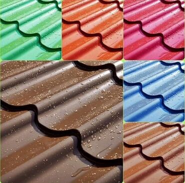 Profnastil: Profil təbəqə (metallik dam və hasar paneli) - Material: rəngli — 8