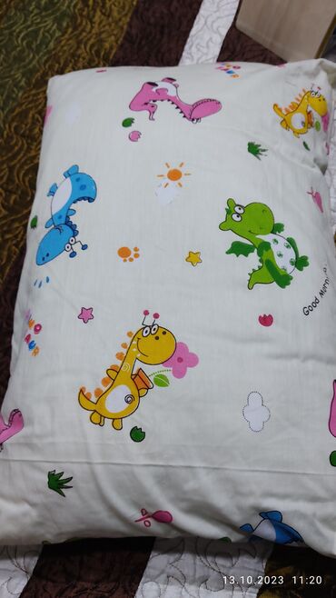 детские подушки: Подушка для детей р.р 35/50 наполнитель холофайбер. К подушке