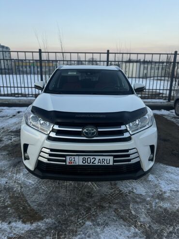 Toyota: Toyota Highlander: 2018 г., 3.5 л, Вариатор, Гибрид, Внедорожник