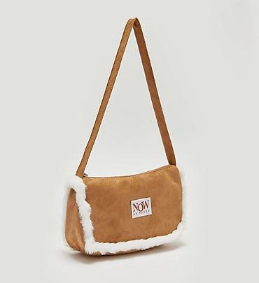 Çantalar: Qadın çiyin çantası – “NOW OR NEVER” loqolu - Model: baguette/çiyin — 2