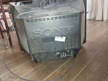 pristavka smart tv: Sony katod-şüalı borulu (CRT) televizor - Marka/model: Sony Trinitron — 3