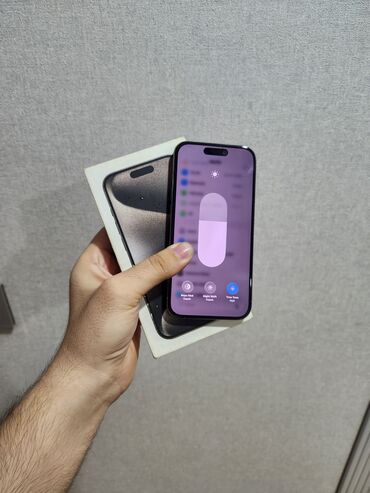 Apple iPhone: IPhone 15 Pro, 128 GB, Natural Titanium, Simsiz şarj, Face ID, Sənədlərlə — 2