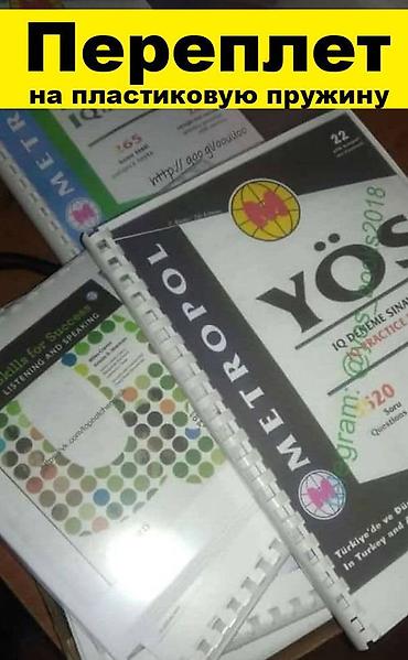 Печать: Визитки Печать визиток Печать на А4 Переплет на пластиковую пружину — 8