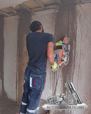 Beton işləri: Beton kəsmə və deşmə xidməti - Hilti DS-BG 80 divar mişarı və Hilti — 30