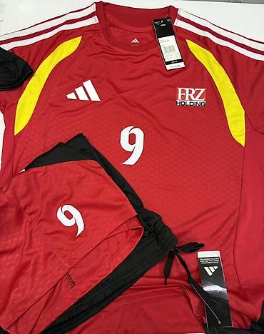 Футбольная форма Adidas — комплект Принт 350с - (номер и логотип) -