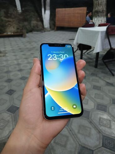 Apple iPhone: IPhone X, 64 GB, Matte Silver, Simsiz şarj