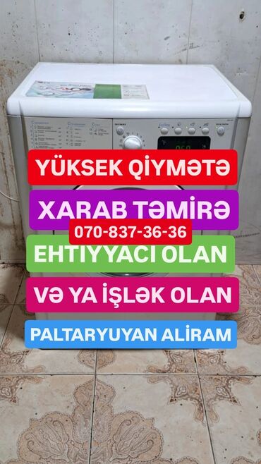 Paltaryuyan maşınlar: Paltaryuyan maşın LG, 5 kq, Təmirə ehtiyacı var, Avtomat, Qurutma var, Kredit yoxdur, Ünvandan götürmə